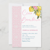 チャオイタリアンベビーバンビナアマルフィベビーシャワー 招待状 (正面)