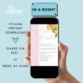 チャオイタリアンベビーバンビナアマルフィベビーシャワー 招待状