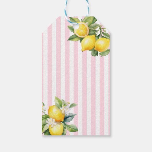 チャオバンビナベビーシャワーありがとうギフトラベル ギフトタグ (裏面)