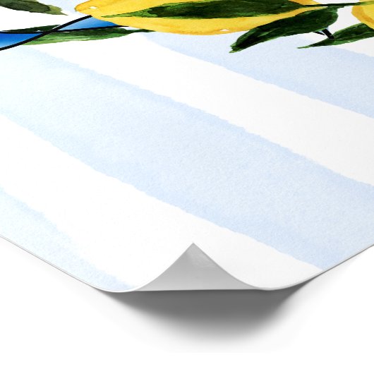 チャオバンビノイタリアンベイビーシャワー歓迎サイン ポスター (角)