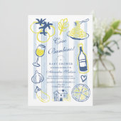 チャオバンビノイタリアンベビーシャワー 招待状 (スタンド正面)