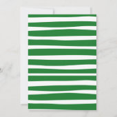 チャオバンビノグリーンイタリアンベビーシャワー 招待状 (裏面)