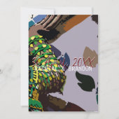 チャオプラヤ川に佇むカラフルなタイ文化の巨人 招待状 (正面)