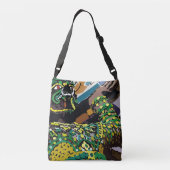 チャオプラヤ川のカラフルタイの文化大国 クロスボディバッグ (裏面)