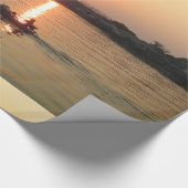 チャオプラヤ川サンセット…アユタヤ（タイ） ラッピングペーパー (角)