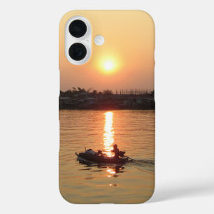 チャオプラヤ川サンセット…アユタヤ(タイ) iPhone 16ケース