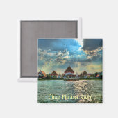 チャオプラヤ川 マグネット (正面/裏面)