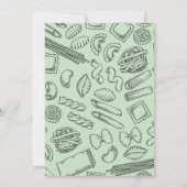 「チャオベイビー」 イタリアの赤ちゃんのためのパスタ料理 招待状 (裏面)