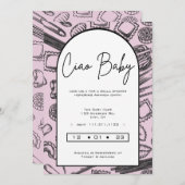 "チャオベイビー" イタリアの赤ちゃんパスタを料理しよう 招待状 (正面/裏面)