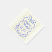 チャオベイビー イタリアンレモン ベビーシャワー スタンダードカクテルナプキン (角)