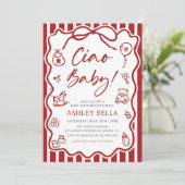 チャオベビーお洒落イタリアンベイビーシャワー 招待状 (スタンド正面)