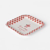 チャオベビーイタリアンピザベビーシャワー ペーパープレート (傾斜あり)