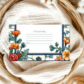 チャオベビーイタリインスパイアアベビーシャワーベビー用メモ エンクロージャーカード