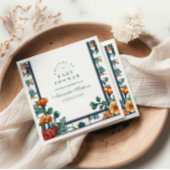 チャオベビーイタリインスパイアアベビーシャワー スタンダードカクテルナプキン