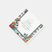 チャオベビーイタリインスパイアアベビーシャワー スタンダードカクテルナプキン (角)