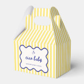 チャオベビーハンドドロッドブルー&イエローベビーシャワー フェイバーボックス (裏面サイド)