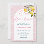 チャオベビーバンビナアマルフィイタリアンベビーシャワー 招待状 (正面)