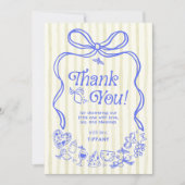 チャオベビーレイタリアンモンズベビーシャワー サンキューカード (正面)