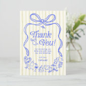 チャオベビーレイタリアンモンズベビーシャワー サンキューカード (スタンド正面)