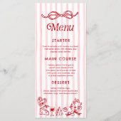 チャオベビーレイタリアンモンズベビーシャワー メニュー (正面)