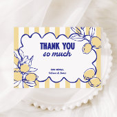 チャオベビーレモンア地中海のマルフィ サンキューカード