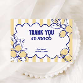 チャオベビーレモンア地中海のマルフィ サンキューカード