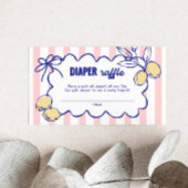 チャオベビーレモンオムツ地中海のラッフル エンクロージャーカード