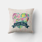チャオベラキュートフローラハートオンピンクサークル クッション (裏面)