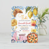 チャオベラディナイタリアンーテーマブライダルシャワー 招待状 (スタンド正面)