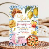 チャオベラディナイタリアンーテーマブライダルシャワー 招待状