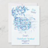 チャオベラバチェロレッテ旅程テンプレート 招待状 (正面)