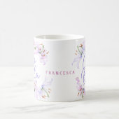 チャオベラパーソナライズされたユリ コーヒーマグカップ (中央)