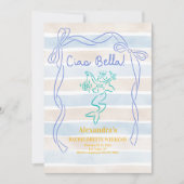 チャオベラマーメイドをテーマにしたバチェロレッテ週末 招待状 (正面)