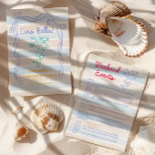 チャオベラマーメイドをテーマにしたバチェロレッテ週末 招待状