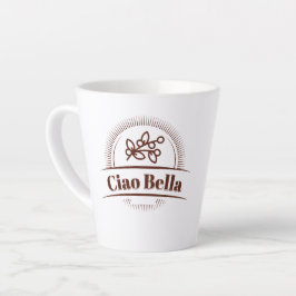 チャオベラ！イタリア語 カフェラテマグ
