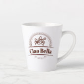 チャオベラ！イタリア語 カフェラテマグ (右)