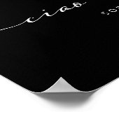 チャオベラ |スクリプトとイタリアンハート ポスター (角)