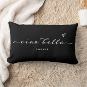 チャオベラ |スクリプトとイタリアンハート ランバークッション (ブランケット)