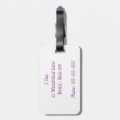 チャオラゲージタグ ラゲッジタグ (裏面縦)