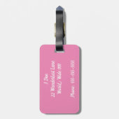 チャオラゲージタグ ラゲッジタグ (裏面縦)