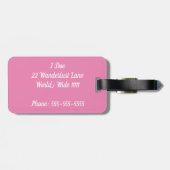 チャオラゲージタグ ラゲッジタグ (裏面横)