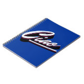 チャオ文字デザイン ノートブック (左側)