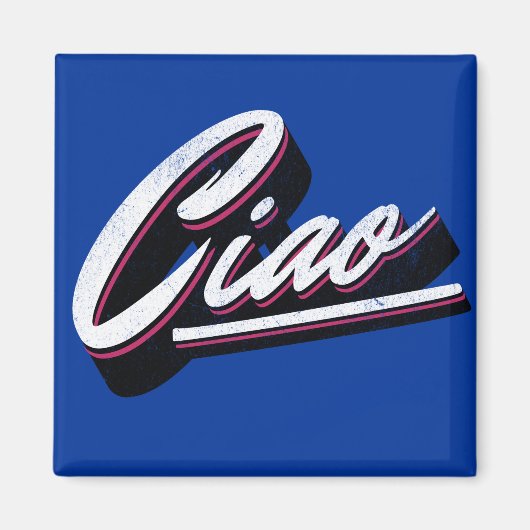 チャオ文字デザイン マグネット (正面)