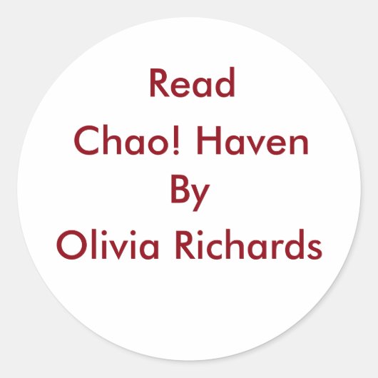 チャオ読!シール ラウンドシール (正面)