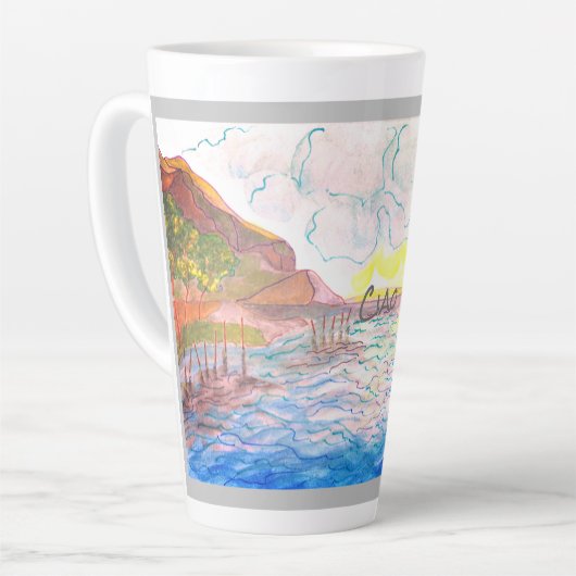 チャオ カフェラテマグ (左アングル)