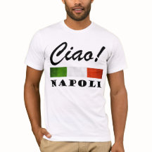 チャオ！ナポリトリコレイタリアン国旗ナポリItaly