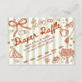 チャオ バンビーノ オリーブグリーン - おむつくじ エンクロージャーカード (正面)