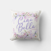 チャオ ベラ リリー パーソナライズド ブライズメイド ギフト アイデア クッション (正面)