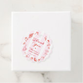 チャオ ベラ 手描き ブライダル シャワー サンクス フェイバータグ (インサイチュ)