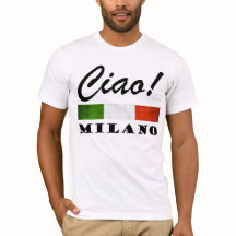 チャオ！ミラノトリコロイタリアンール国旗ミラノイタリア